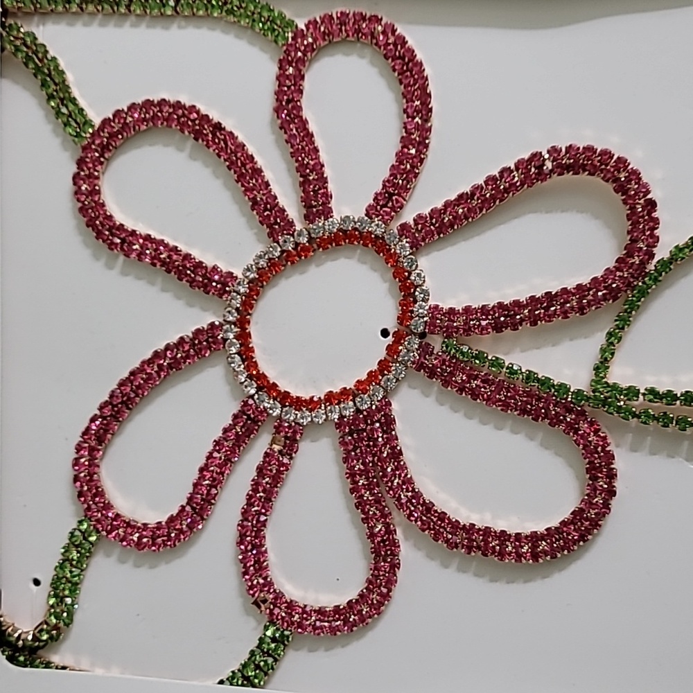 ZARA Multicolor Floral Necklace - Picture 6 of 14